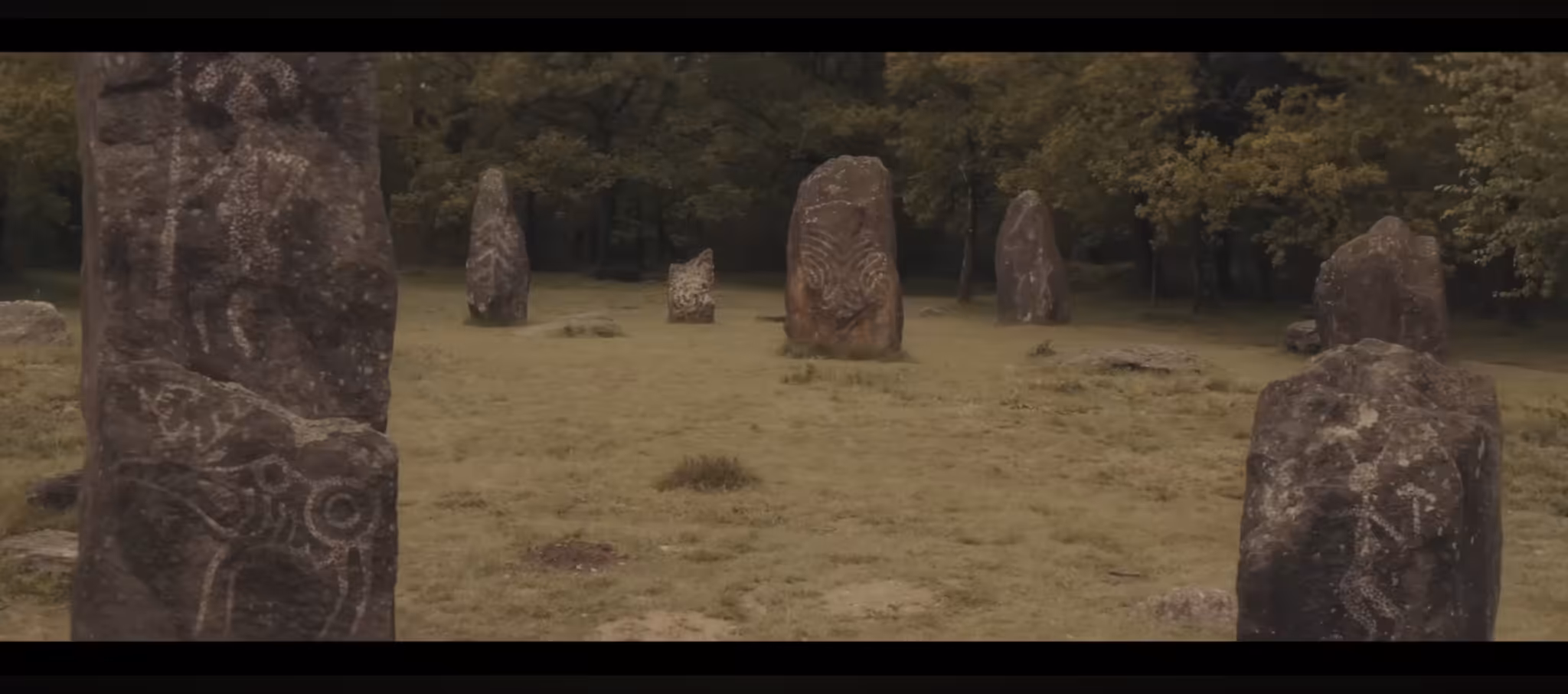 Screenshot of Heilung's Noropu Music Video - Stone Runes