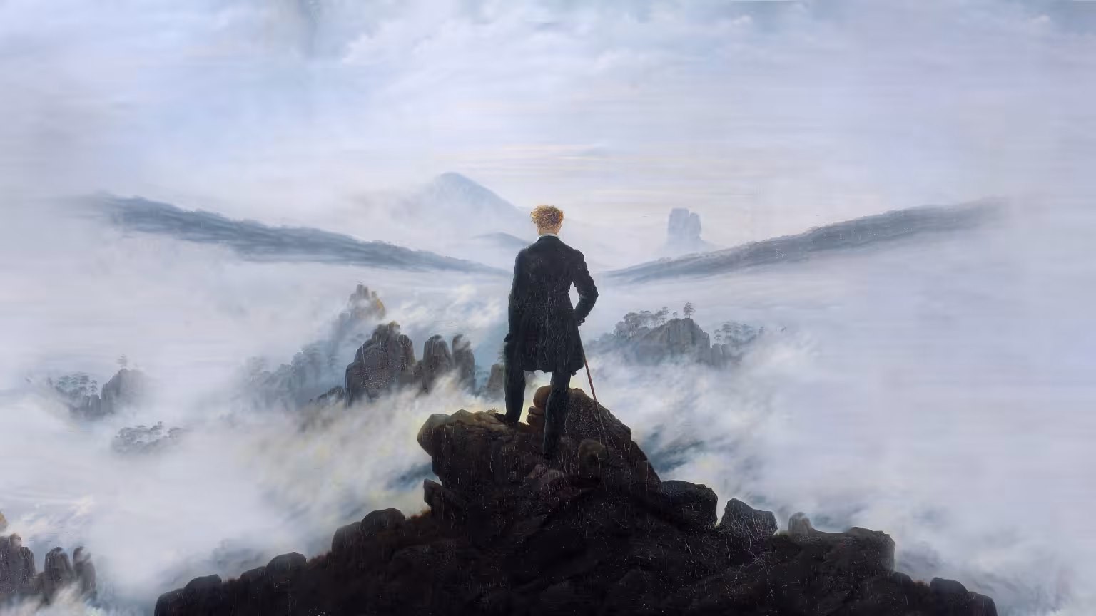 Wanderer above the Sea of Fog by Caspar David Friedrich